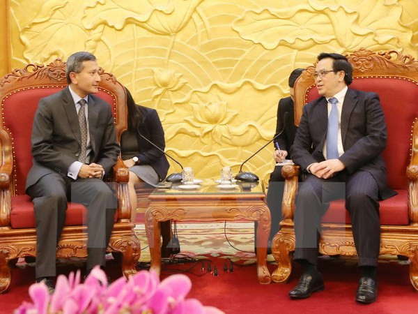 Vietnam et Singapour promeuvent leur partenariat stratégique ảnh 1 Vietnam et Singapour promeuvent leur partenariat stratégique ảnh 1