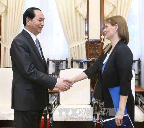 Le président Trân Dai Quang reçoit l’ambassadrice d’Israël au Vietnam ảnh 1 Le président Trân Dai Quang reçoit l’ambassadrice d’Israël au Vietnam ảnh 1