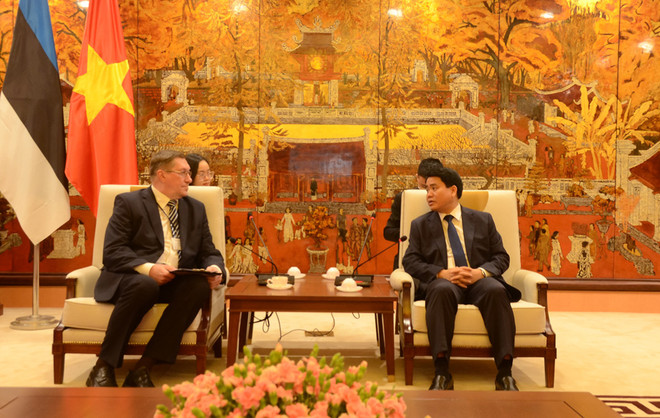 Hanoi veut coopérer avec l’Estonie pour construire une ville intelligente ảnh 1 Hanoi veut coopérer avec l’Estonie pour construire une ville intelligente ảnh 1