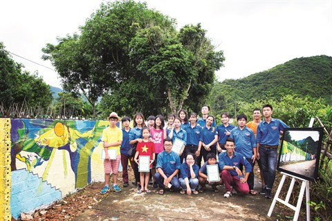 Un village aux fresques murales à Hoà Binh ảnh 3