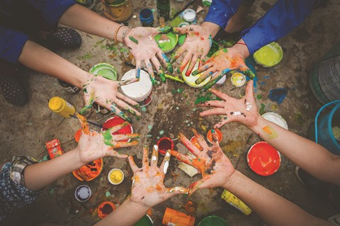 Un village aux fresques murales à Hoà Binh ảnh 4