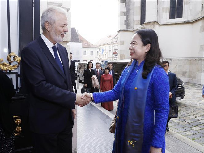 La vice-présidente Vo Thi Anh Xuan rencontre le président croate ảnh 2 La vice-présidente Vo Thi Anh Xuan rencontre le président croate ảnh 2