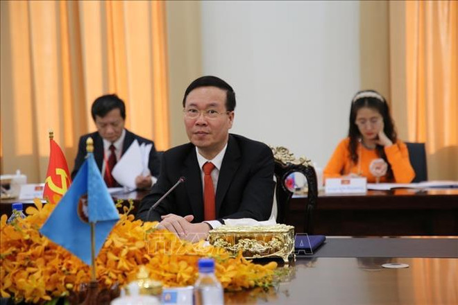 Visite d'une délégation du Parti vietnamien au Cambodge ảnh 1 Visite d'une délégation du Parti vietnamien au Cambodge ảnh 1