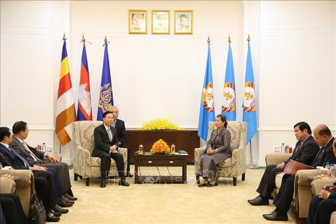 Renforcement des relations Vietnam-Cambodge ảnh 2