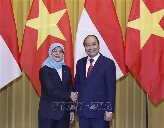 Vietnam-Singapour : entretien Nguyên Xuân Phuc - Halimah Yacob ảnh 3 Vietnam-Singapour : entretien Nguyên Xuân Phuc - Halimah Yacob ảnh 3