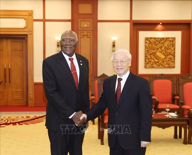 Le leader du PCV affirme la promotion des relations spéciales Vietnam-Cuba ảnh 1