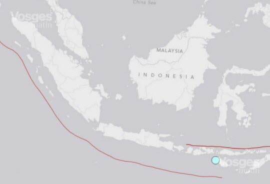 Un séisme de magnitude 6,6 crée la panique à l’est de l’Indonésie ảnh 1 Un séisme de magnitude 6,6 crée la panique à l’est de l’Indonésie ảnh 1