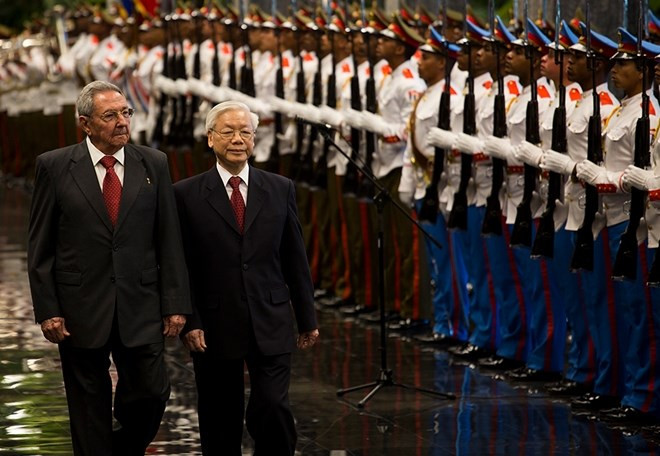 Entretien Nguyen Phu Trong – Raul Castro ảnh 1 Entretien Nguyen Phu Trong – Raul Castro ảnh 1