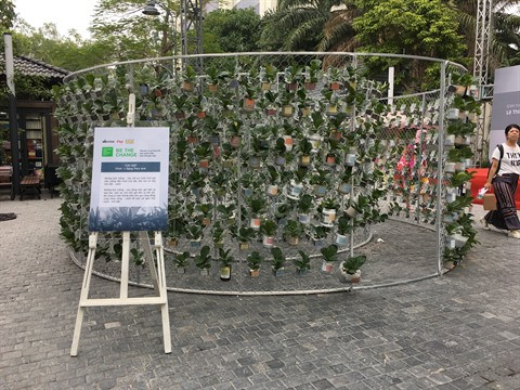 L’art écologique prend ses quartiers à Hanoï ảnh 3 L’art écologique prend ses quartiers à Hanoï ảnh 3