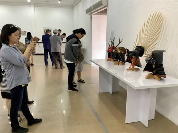 Ouverture d'une exposition sur les arts martiaux japonais à HCM-V ảnh 1 Ouverture d'une exposition sur les arts martiaux japonais à HCM-V ảnh 1