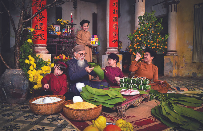 Le Têt, moment parfait de l’union familiale ảnh 1 Le Têt, moment parfait de l’union familiale ảnh 1