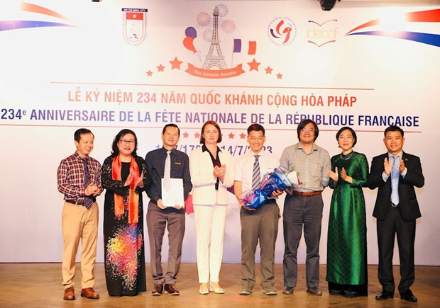 La 234e Fête nationale de la France célébrée à Ho Chi Minh-Ville ảnh 1 La 234e Fête nationale de la France célébrée à Ho Chi Minh-Ville ảnh 1