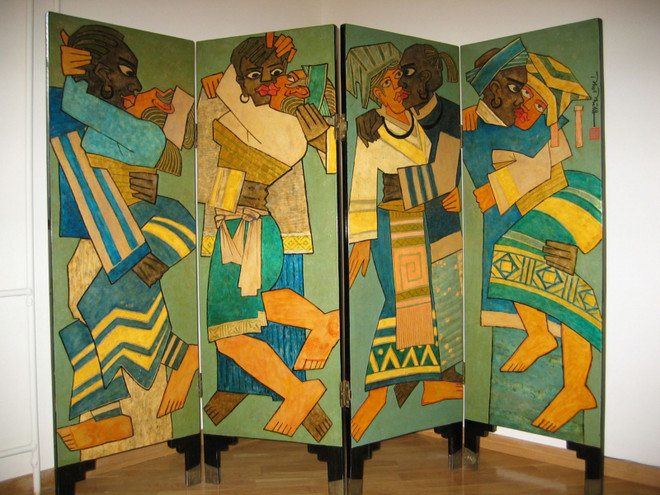 Une ancienne diplomate néerlandaise fait don de peintures au Musée des Beaux-Arts ảnh 2 Une ancienne diplomate néerlandaise fait don de peintures au Musée des Beaux-Arts ảnh 2