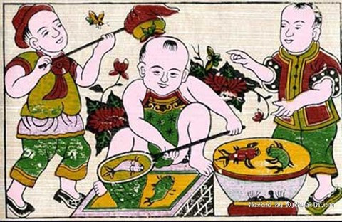 Estampes populaires et calligraphies, chef-d’œuvres de décoration du Têt ảnh 2 Estampes populaires et calligraphies, chef-d’œuvres de décoration du Têt ảnh 2