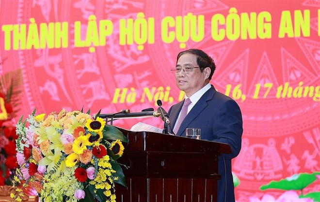 Le chef du gouvernement félicite l’Association des anciens policiers populaires ảnh 2 Le chef du gouvernement félicite l’Association des anciens policiers populaires ảnh 2