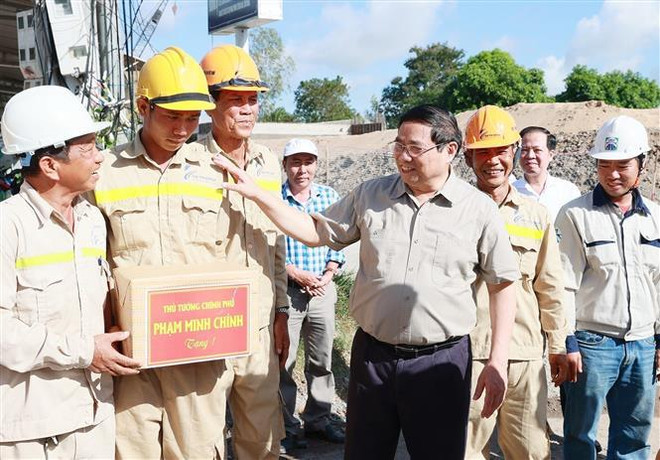 Tournée de travail du Premier ministre Pham Minh Chinh à Dong Thap ảnh 2 Tournée de travail du Premier ministre Pham Minh Chinh à Dong Thap ảnh 2