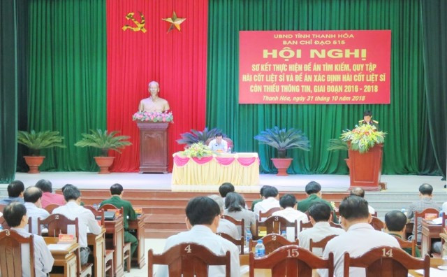 Thanh Hoa: renforcement de la recherche des restes des soldats morts pour la Patrie ảnh 1 Thanh Hoa: renforcement de la recherche des restes des soldats morts pour la Patrie ảnh 1