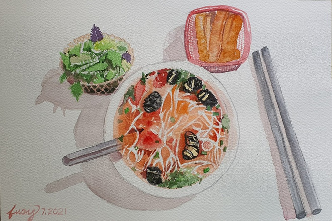 Les croquis des délices de Hanoi épatent la galerie ảnh 4