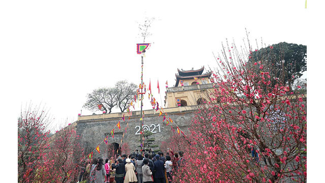 Le Têt du Buffle se célèbre à la citadelle impériale de Thang Long ảnh 5 Le Têt du Buffle se célèbre à la citadelle impériale de Thang Long ảnh 5