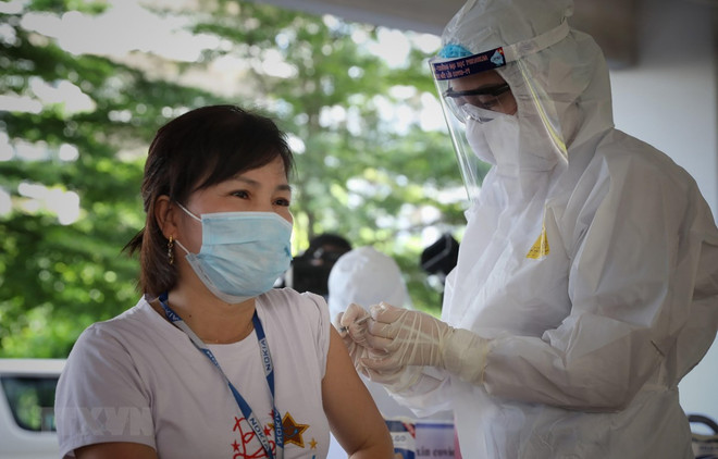 Bac Giang se concentre sur la lutte antiépidémique et la reprise de la production dans ses ZI ảnh 2 Bac Giang se concentre sur la lutte antiépidémique et la reprise de la production dans ses ZI ảnh 2
