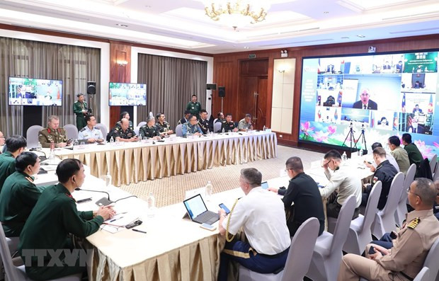 Conférence en ligne du groupe de travail des hauts officiels de la défense de l'ASEAN ảnh 1 Conférence en ligne du groupe de travail des hauts officiels de la défense de l'ASEAN ảnh 1