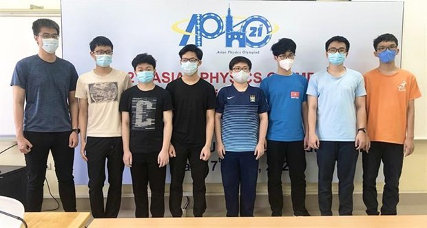 Le Vietnam primé aux Olympiades de physique d'Asie 2021 ảnh 1 Le Vietnam primé aux Olympiades de physique d'Asie 2021 ảnh 1