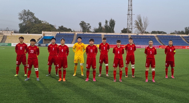 Coupe d'Asie féminine 2022 : la victoire 7 - 0 contre le Tadjikistan envoie le Vietnam en finale ảnh 1 Coupe d'Asie féminine 2022 : la victoire 7 - 0 contre le Tadjikistan envoie le Vietnam en finale ảnh 1