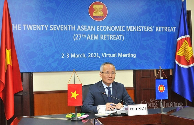 La 27e conférence restreinte des ministres de l'Economie de l'ASEAN ảnh 1 La 27e conférence restreinte des ministres de l'Economie de l'ASEAN ảnh 1