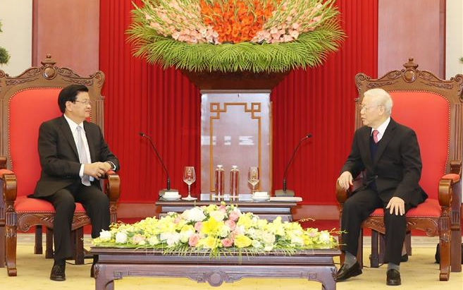La visite du secrétaire général et président lao devra approfondir les liens bilatéraux ảnh 1 La visite du secrétaire général et président lao devra approfondir les liens bilatéraux ảnh 1