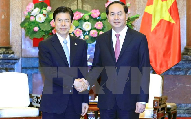 Le président Trân Dai Quang plaide pour le développement des relations commerciales avec la Chine ảnh 1