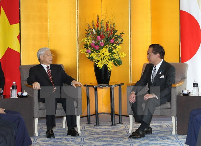 Le leader du PCV visite la Préfecture japonaise de Kanagawa ảnh 1 Le leader du PCV visite la Préfecture japonaise de Kanagawa ảnh 1