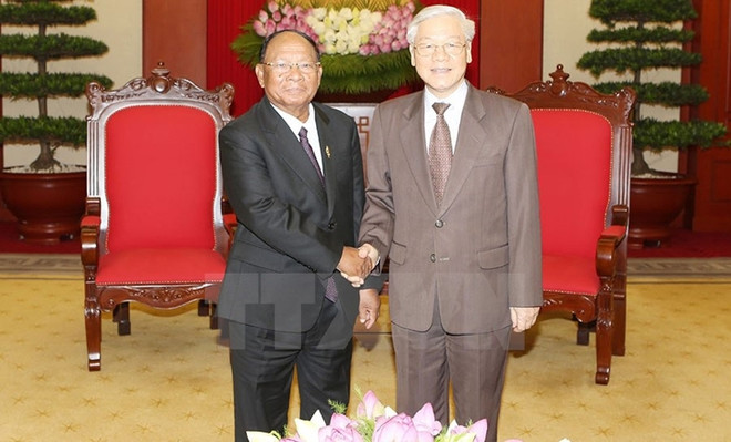 Le Vietnam accorde une grande importance aux relations avec le Cambodge ảnh 1 Le Vietnam accorde une grande importance aux relations avec le Cambodge ảnh 1