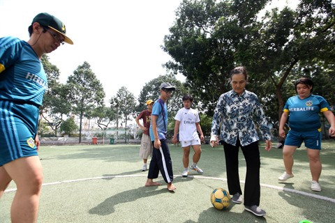 Une classe d’aïkido très spéciale à Hô Chi Minh-Ville ảnh 1 Une classe d’aïkido très spéciale à Hô Chi Minh-Ville ảnh 1