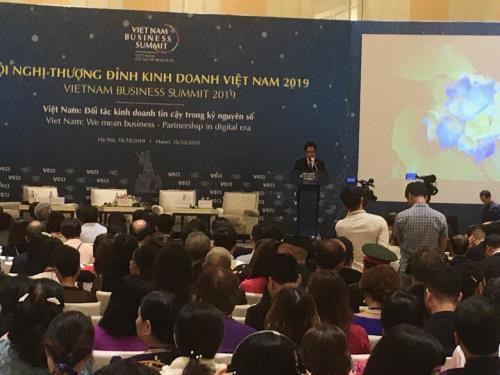 Ouverture de Vietnam Business Summit 2019 à Hanoï ảnh 1 Ouverture de Vietnam Business Summit 2019 à Hanoï ảnh 1