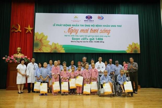 "Un message - Des millions de mots d'amour envoyés aux patients cancéreux" ảnh 1 "Un message - Des millions de mots d'amour envoyés aux patients cancéreux" ảnh 1