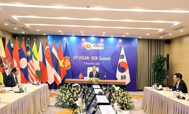 ASEAN 2020 : le PM préside le 21e sommet ASEAN-R. de Corée ảnh 1 ASEAN 2020 : le PM préside le 21e sommet ASEAN-R. de Corée ảnh 1