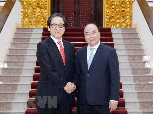 Le Premier ministre Nguyen Xuan Phuc reçoit le président de la JETRO ảnh 1 Le Premier ministre Nguyen Xuan Phuc reçoit le président de la JETRO ảnh 1