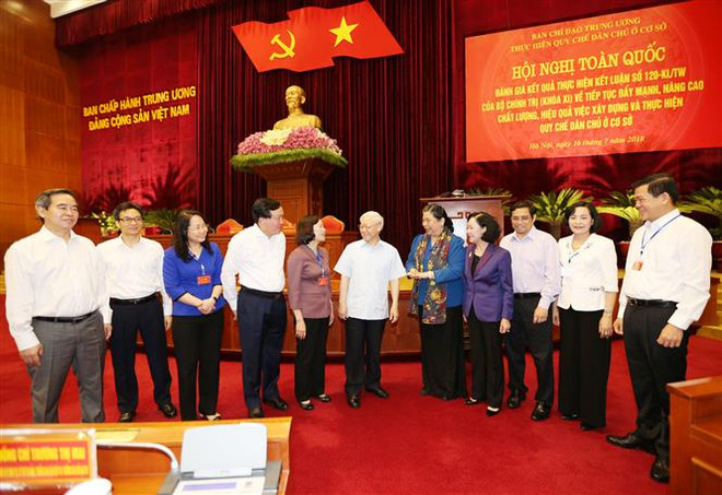 Le leader du PCV souligne l’exécution des statuts sur la démocratie à la base ảnh 2 Le leader du PCV souligne l’exécution des statuts sur la démocratie à la base ảnh 2
