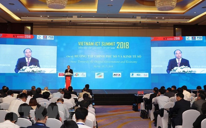 Sommet sur les TIC du Vietnam 2018 à Hanoi ảnh 1 Sommet sur les TIC du Vietnam 2018 à Hanoi ảnh 1