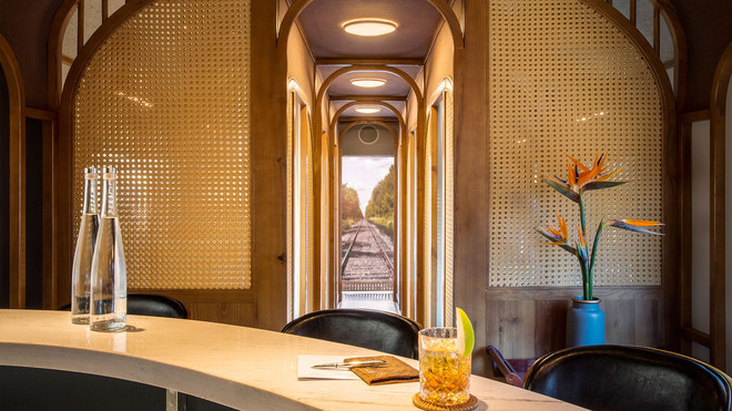 Le wagon du train de luxe The Vietage reprend du service à partir du 1er avril ảnh 2 Le wagon du train de luxe The Vietage reprend du service à partir du 1er avril ảnh 2