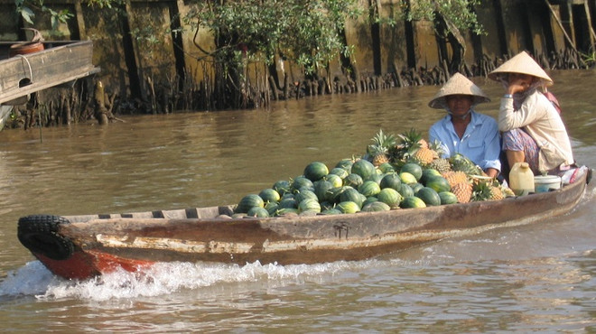 Fête touristique du marché flottant de Cai Rang ảnh 1 Fête touristique du marché flottant de Cai Rang ảnh 1