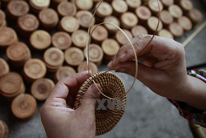 Les produits de la vannerie vietnamiens très appréciés en UE ảnh 1 Les produits de la vannerie vietnamiens très appréciés en UE ảnh 1