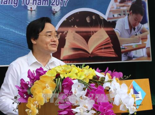 Lancement de la Semaine nationale en écho au mouvement "Étudier en permanence 2017" ảnh 1 Lancement de la Semaine nationale en écho au mouvement "Étudier en permanence 2017" ảnh 1