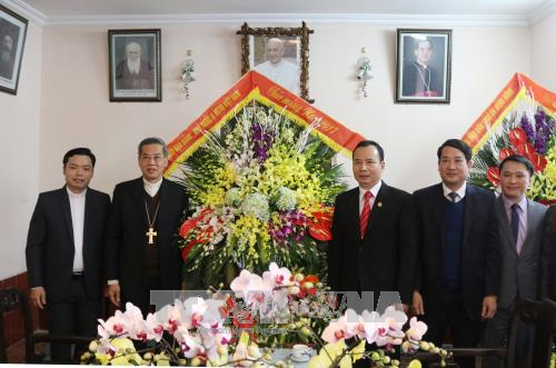 Des vœux de Noël envoyés de toutes parts aux catholiques ảnh 1 Des vœux de Noël envoyés de toutes parts aux catholiques ảnh 1