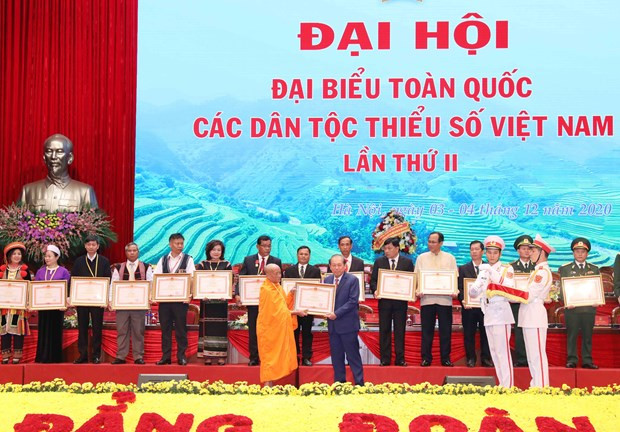 Le 2e Congrès national des minorités ethniques se clôt sur un succès ảnh 1 Le 2e Congrès national des minorités ethniques se clôt sur un succès ảnh 1