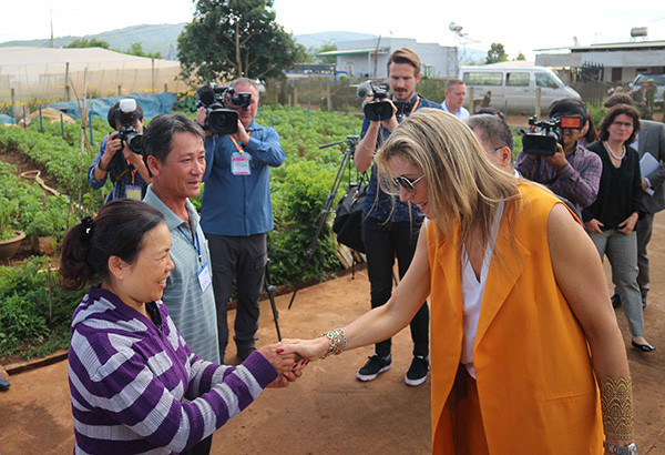 La reine des Pays-Bas se rend à Lam Dong ảnh 1