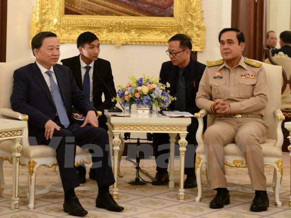 Le ministre de la Sécurité publique To Lam en visite en Thaïlande ảnh 1 Le ministre de la Sécurité publique To Lam en visite en Thaïlande ảnh 1