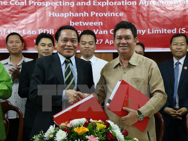 Vietnam et Laos signent un contrat d'exploitation du charbon ảnh 1 Vietnam et Laos signent un contrat d'exploitation du charbon ảnh 1