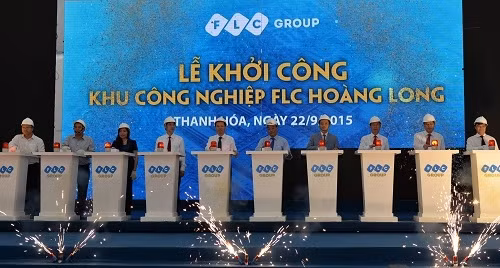 Mise en chantier de la zone industrielle FLC Hoàng Long ảnh 1