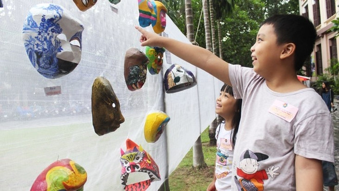 Les masques traditionnels en papier mâché ảnh 1 Les masques traditionnels en papier mâché ảnh 1